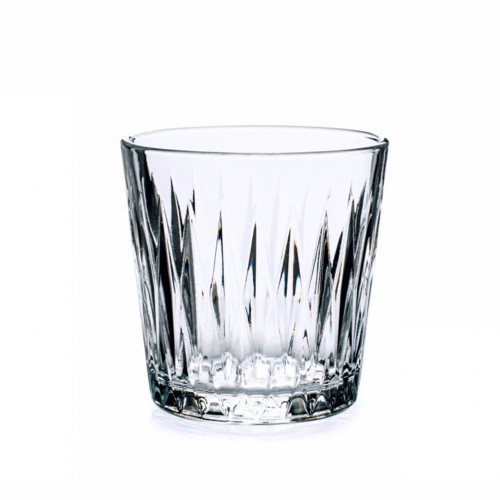 Ποτήρι Γυάλινο Χαμηλό με Σχέδιο 30cl φ8 9x8 9cm σειρά LUZIA Pasabahce Σετ 3 c544023