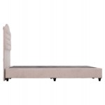 ΚΡΕΒΑΤΙ ΔΙΠΛΟ MALENA HM638 32 ΜΠΕΖ ΥΦΑΣΜΑ- ΓΙΑ ΣΤΡΩΜΑ 150x200εκ c544034