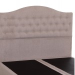 ΚΡΕΒΑΤΙ ΔΙΠΛΟ MALENA HM638 32 ΜΠΕΖ ΥΦΑΣΜΑ- ΓΙΑ ΣΤΡΩΜΑ 150x200εκ c544034