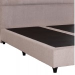 ΚΡΕΒΑΤΙ ΔΙΠΛΟ MALENA HM638 32 ΜΠΕΖ ΥΦΑΣΜΑ- ΓΙΑ ΣΤΡΩΜΑ 150x200εκ c544034