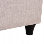 ΚΡΕΒΑΤΙ ΔΙΠΛΟ MALENA HM638 32 ΜΠΕΖ ΥΦΑΣΜΑ- ΓΙΑ ΣΤΡΩΜΑ 150x200εκ c544034