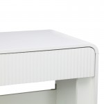 Κονσόλα Zeplen pakoworld λευκό mdf 110x38x75εκ c544044