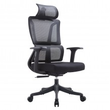 ΚΑΡΕΚΛΑ ΓΡΑΦΕΙΟΥ NOVUS HM1214 01 ΜΑΥΡO MESH--ΜΑΥΡΗ ΒΑΣΗ 69x68x124Υεκ c544048