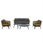 ΣΕΤ ΣΑΛΟΝΙ 5ΤΜΧ STERN HM6555 01 ΓΚΡΙ ΑΛΟΥΜΙΝΙΟ ΥΦΑΣΜΑ--TWIST WICKER ΣΕ ΦΥΣΙΚΟ c544115