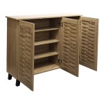 Παπουτσοθήκη-ντουλάπι Mantam pakoworld 16 ζεύγων sonoma 115 5x34x87εκ c544133