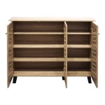 Παπουτσοθήκη-ντουλάπι Mantam pakoworld 16 ζεύγων sonoma 115 5x34x87εκ c544133