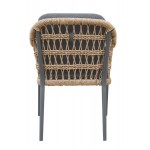 ΠΟΛΥΘΡΟΝΑ BOXER HM6556 01 ΑΛΟΥΜΙΝΙΟ ΜΑΞΙΛΑΡΙΑ ΓΚΡΙ-TWIST WICKER 61x59x78 5Yεκ SET 2τμχ c544173
