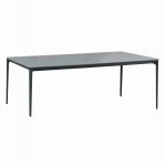 ΤΡΑΠΕΖΙ ΤΡΑΠΕΖΑΡΙΑΣ STAD HM6558 01 ΓΚΡΙ ΑΛΟΥΜΙΝΙΟ SINTERED STONE TOP 220x100x75Υεκ c544176