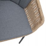 ΠΟΛΥΘΡΟΝΑ VICTUS HM6559 01 ΑΛΟΥΜΙΝΙΟ ΜΑΞΙΛΑΡΙΑ ΓΚΡΙ-TWIST WICKER 59x68 5x75Yεκ SET 2τμχ c544179