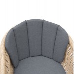 ΠΟΛΥΘΡΟΝΑ VICTUS HM6559 01 ΑΛΟΥΜΙΝΙΟ ΜΑΞΙΛΑΡΙΑ ΓΚΡΙ-TWIST WICKER 59x68 5x75Yεκ SET 2τμχ c544179