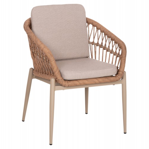 ΠΟΛΥΘΡΟΝΑ ΑΛΟΥΜΙΝΙΟΥ GALDIN HM6272 03 ΚΑΠΟΥΤΣΙΝΟ-P E RATTAN-ΜΠΕΖ ΥΦΑΣΜΑ 65x60x76Υεκ c544185