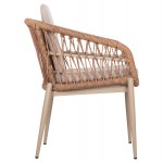 ΠΟΛΥΘΡΟΝΑ ΑΛΟΥΜΙΝΙΟΥ GALDIN HM6272 03 ΚΑΠΟΥΤΣΙΝΟ-P E RATTAN-ΜΠΕΖ ΥΦΑΣΜΑ 65x60x76Υεκ c544185