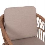 ΠΟΛΥΘΡΟΝΑ ΑΛΟΥΜΙΝΙΟΥ GALDIN HM6272 03 ΚΑΠΟΥΤΣΙΝΟ-P E RATTAN-ΜΠΕΖ ΥΦΑΣΜΑ 65x60x76Υεκ c544185