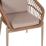 ΠΟΛΥΘΡΟΝΑ ΑΛΟΥΜΙΝΙΟΥ GALDIN HM6272 03 ΚΑΠΟΥΤΣΙΝΟ-P E RATTAN-ΜΠΕΖ ΥΦΑΣΜΑ 65x60x76Υεκ c544185