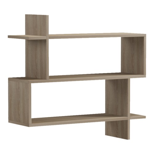 Ραφιέρα τοίχου Paralel pakoworld sonoma 70x22x65 5εκ c544369