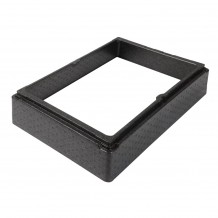 Πλαίσιο επέκτασης EPP 60X40XΥ13cm για Ισοθερμικά Κιβώτια Παγωτού Μαύρη THERMOBOX c544391