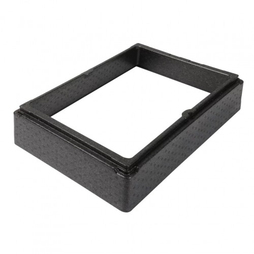 Πλαίσιο επέκτασης EPP 60X40XΥ13cm για Ισοθερμικά Κιβώτια Παγωτού Μαύρη THERMOBOX c544391