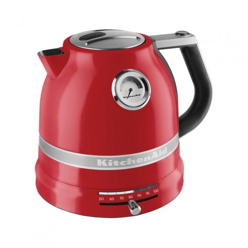 Βραστήρας Artisan μεταλλικός 1 5lt 2400W ένδειξη amp ρύθμιση θερμοκρασίας κόκκινος Kitchen Aid c544399