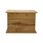 Τραπέζι σαλονιού Nuvele pakoworld γκρι-sonoma 90x50x35εκ c544438
