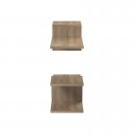 Ραφιέρα τοίχου Sumpa pakoworld 2 τεμ sonoma 65x20x18εκ c544442