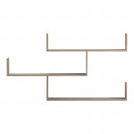 Ραφιέρα τοίχου Tiber pakoworld sonoma 120x22x67εκ c544447