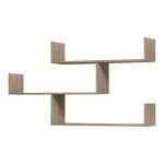 Ραφιέρα τοίχου Tiber pakoworld sonoma 120x22x67εκ c544447