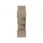 Ραφιέρα τοίχου Tiber pakoworld sonoma 120x22x67εκ c544447