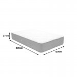 Στρώμα Sleepy pakoworld bonnel spring διπλής όψης 27cm 120x200εκ c544456
