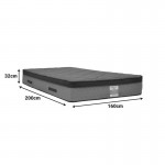 Στρώμα Deluxe pakoworld pocket spring διπλής όψης 32cm 160x200εκ c544457