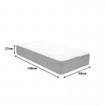 Στρώμα Sleepy pakoworld bonnel spring διπλής όψης 27cm 90x190εκ c544458