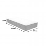 Στρώμα Sleepy pakoworld bonnel spring διπλής όψης 27cm 100x200εκ c544461
