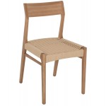 ΚΑΡΕΚΛΑ PONTUS HM9322 11 RUBBERWOOD ΜΕ ΚΑΘΙΣΜΑ ΣΧΟΙΝΙ- ΦΥΣΙΚΟ 47X52X80Υεκ c544462