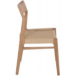 ΚΑΡΕΚΛΑ PONTUS HM9322 11 RUBBERWOOD ΜΕ ΚΑΘΙΣΜΑ ΣΧΟΙΝΙ- ΦΥΣΙΚΟ 47X52X80Υεκ c544462