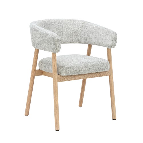 BERGAMO ΚΑΡΕΚΛΑ BEIGE ΦΥΣΙΚΟ 59x55x78cm SET 2τμχ c544467