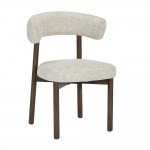BELVEDERE ΚΑΡΕΚΛΑ BEIGE BITTER BROWN 60x60x78cm SET 2τμχ c544468
