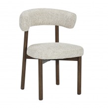 BELVEDERE ΚΑΡΕΚΛΑ BEIGE BITTER BROWN 60x60x78cm SET 2τμχ c544468