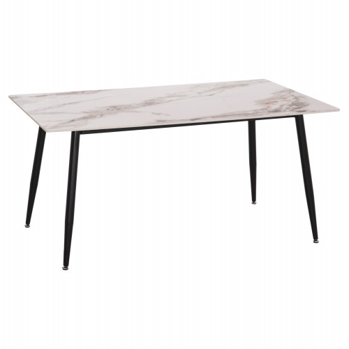 ΤΡΑΠΕΖΙ RAVEN HM18150 04 ΚΕΡΑΜΙΚΟ TOP ΜΕ ΟΨΗ ΛΕΥΚΟ ΚΑΦΕ ΜΑΡΜΑΡΟ 160x80x74Υεκ c544535