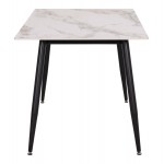 ΤΡΑΠΕΖΙ RAVEN HM18150 04 ΚΕΡΑΜΙΚΟ TOP ΜΕ ΟΨΗ ΛΕΥΚΟ ΚΑΦΕ ΜΑΡΜΑΡΟ 160x80x74Υεκ c544535