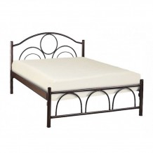 ΜΕΤΑΛΛIKO ΚΡΕΒΑΤΙ ΚΥΚΛΟΣ 150x200x90Yεκ ΚΑΦΕ HM10366 01 c544539