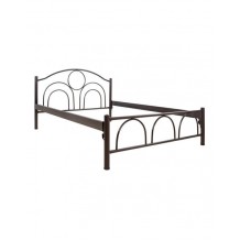 ΜΕΤΑΛΛΙΚΟ ΔΙΠΛΟ ΚΡΕΒΑΤΙ ΚΥΚΛΟΣ 160x200x90Yεκ HM766 ΣΦΥΡHΛΑΤΟ ΚΑΦΕ c544540