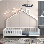 ΚΡΕΒΑΤΙ ΠΑΙΔΙΚΟ HOUSER HM740 03 τ MONTESSORI ΞΥΛΟ ΠΕΥΚΟ ΛΕΥΚΟ--ΓΙΑ 190x90εκ c544564