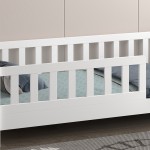 ΚΡΕΒΑΤΙ ΠΑΙΔΙΚΟ HOUSER HM740 03 τ MONTESSORI ΞΥΛΟ ΠΕΥΚΟ ΛΕΥΚΟ--ΓΙΑ 190x90εκ c544564