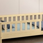 ΚΡΕΒΑΤΙ ΠΑΙΔΙΚΟ HOUSER HM740 01 τ MONTESSORI ΞΥΛΟ ΠΕΥΚΟ ΦΥΣΙΚΟ--ΓΙΑ 190x90εκ c544566