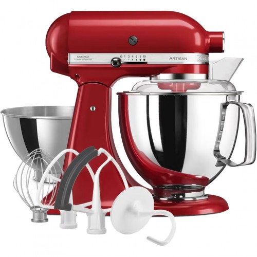 Mixer με 2 Inox κάδους 3 4 8Lt με 4 εξαρτήματα 300W 10 ταχύτητες κόκκινο Kitchen Aid c544743