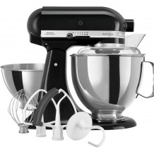 Mixer με 2 Inox κάδους 3 4 8Lt με 4 εξαρτήματα 300W 10 ταχύτητες μαύρο Kitchen Aid c544744
