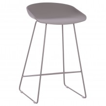 ΣΚΑΜΠΟ ΜΠΑΡ NAILA HM9299 10 ΓΚΡΙ ΜΕΣΑΙΟΥ ΥΨΟΥΣ 44x44x74Yεκ SET 2τμχ c544754