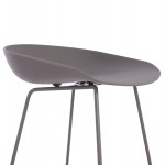 ΣΚΑΜΠΟ ΜΠΑΡ NAILA HM9299 10 ΓΚΡΙ ΜΕΣΑΙΟΥ ΥΨΟΥΣ 44x44x74Yεκ SET 2τμχ c544754