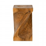 Σκαμπό Cruz pakoworld suar ξύλο σε φυσική απόχρωση 35x35x60εκ c544866
