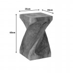 Σκαμπό Cruz pakoworld suar ξύλο σε φυσική απόχρωση 35x35x60εκ c544866
