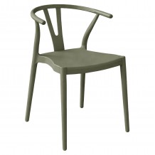 ΠΟΛΥΘΡΟΝΑ ΕΞ ΧΩΡΟΥ BRAVE HM6625 05 ΠΟΛΥΠΡΟΠΥΛΕΝΙΟ ΣΕ OLIVE GREEN 47x42x84 5Υεκ SET 4τμχ c544886